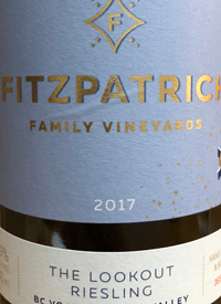 Fitzpatrick Family Vineyards The Lookout Rieslingtext