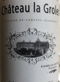 Château la Grolet Cuvée Classique Rouge Côtes de Bourgtext