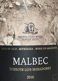 Luigi Bosca Malbec Terroir Las Miradorestext