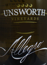 Unsworth Vineyards Allegrotext