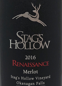 Stag's Hollow Renaissance Merlot Stag's Hollow Vineyardtext