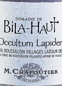 M. Chapoutier Domaine de Bila-Haut Occultum Lapidem Rougetext