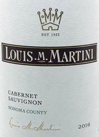 Louis M. Martini Cabernet Sauvignon Sonomatext