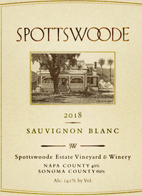 Spottswoode Sauvignon Blanctext