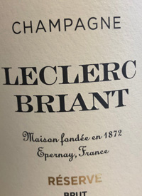 Champagne Leclerc Briant Brut Reservetext