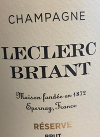 Champagne Leclerc Briant Extra Brut Reservetext