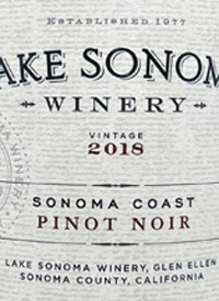 Lake Sonoma Pinot Noirtext