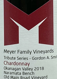 Meyer Family Vineyards Chardonnay Tribute Series - Gordon A. Smith Old Main Road Vineyardtext