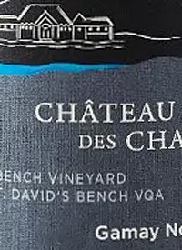 Château des Charmes Gamay Noir Droit St. David's Bench Vineyardtext