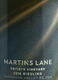 Martin's Lane Fritzi’s Vineyard Rieslingtext