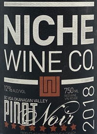 Niche Wine Co. Pinot Noirtext