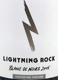 Lightning Rock Blanc de Noirs Canyonview Vineyardtext