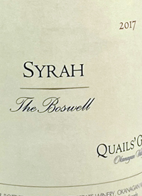 Quails' Gate Syrah The Boswelltext