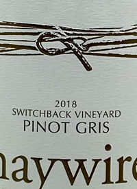 Haywire Switchback Organic Vineyard Pinot Gristext