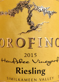 Orofino Hendsbee Vineyard Riesling Clone 239text