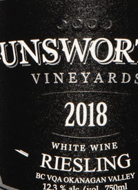 Unsworth Vineyards Rieslingtext