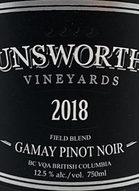 Unsworth Vineyards Gamay Pinot Noirtext