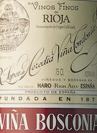 Bodegas R. Lopez de Heredia Viña Tondonia 2017 Viña Bosconia Reservatext