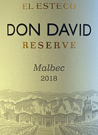 El Esteco Don David Reserve Malbectext