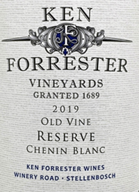 Ken Forrester Old Vine Reserve Chenin Blanctext