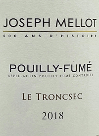 Joseph Mellot Le Tronsec Pouilly-Fumetext
