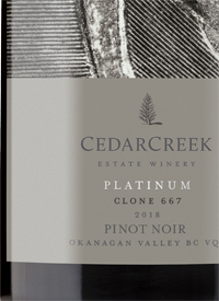 CedarCreek Platinum Clone 667 Pinot Noirtext