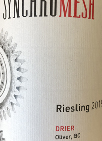 Synchromesh Wines Drier Rieslingtext