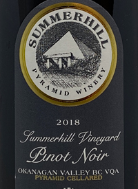 Summerhill Pyramid Winery Summerhill Vineyard Pinot Noir Demeter Certified Biodynamictext