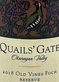 Quails' Gate Old Vines Foch Reservetext