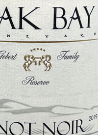 Oak Bay Vineyard Pinot Noir Gebert Family Reservetext