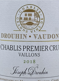 Drouhin Vaudon Chablis Premier Cru Vaillonstext