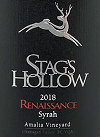 Stag's Hollow Renaissance Syrah Amalia Vineyardtext