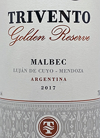 Trivento Golden Reserve Malbectext