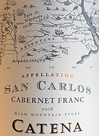 Catena San Carlos Cabernet Franctext