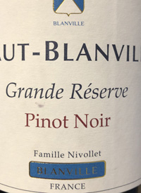 Haut-Blanville Grande Réserve Pinot Noirtext