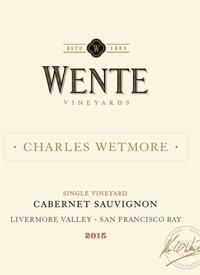 Wente Vineyards Single Vineyard Cabernet Sauvignon Charles Wetmoretext