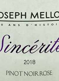 Joseph Mellot Sincérité Pinot Noir Rosétext