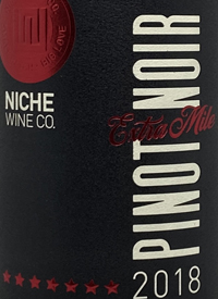 Niche Wine Co. Extra Mile Pinot Noirtext