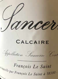 François le Saint Sancerre Calcairetext