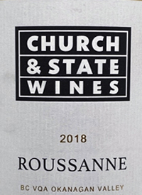 Church & State Wines Roussannetext