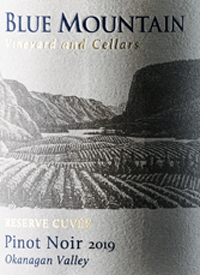 Blue Mountain Reserve Cuvée Pinot Noirtext