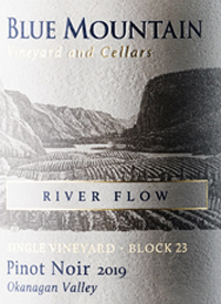 Blue Mountain Single Vineyard Block 23 River Flow Pinot Noirtext