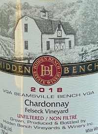 Hidden Bench Felseck Vineyard Chardonnaytext