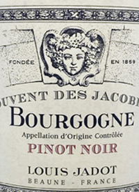 Louis Jadot Bourgogne Pinot Noir Couvent des Jacobinstext