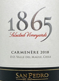 San Pedro 1865 Selected Vineyards Carmeneretext