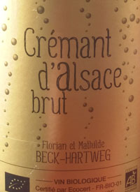 Beck-Hartweg Crémant d'Alsace Bruttext