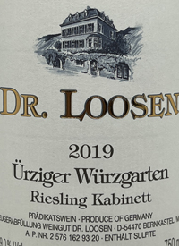 Dr. Loosen Wehlener Urziger Wurzgarten Riesling Kabinetttext