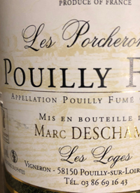 Marc Deschamps Les Porcheronnes Pouilly Fumétext