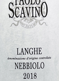 Paolo Scavino Langhe Nebbiolotext