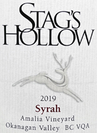 Stag's Hollow Syrah Amalia Vineyardtext